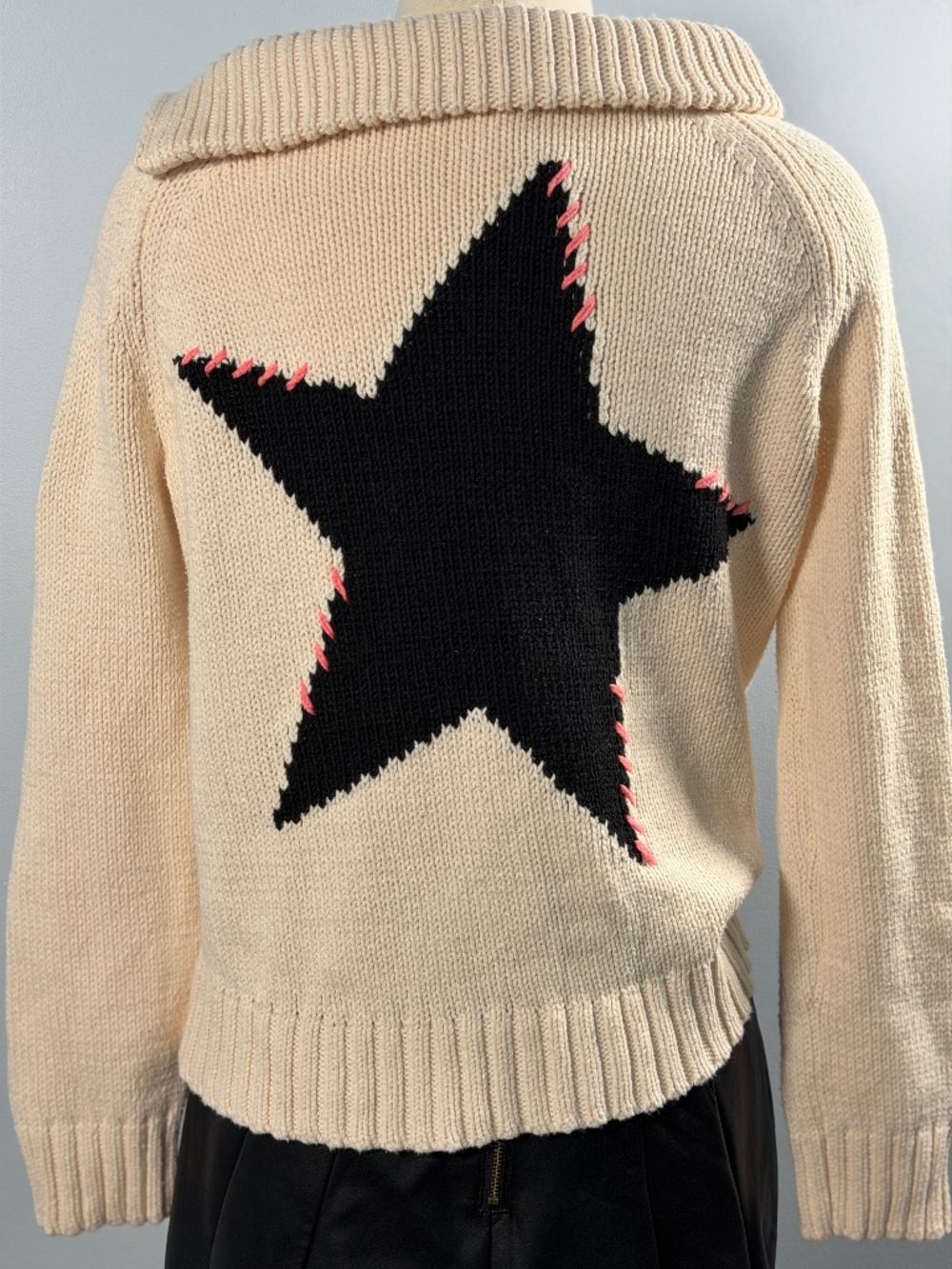 NWOT Knit Starlight Zip Up Sweater - Picture 2 of 6
